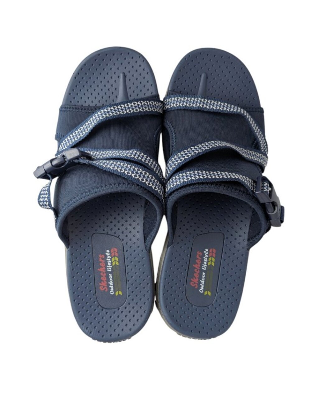 NWOB Skechers Outdoor Lifestyle Washable Navy Sandals 10 - Picture 6 of 9